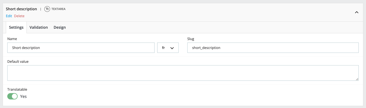 aperçu du champ textarea